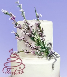 Свадебный торт Лавандовая свадьба