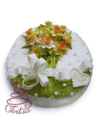 Торт на замовлення в Києві «Весняний букет»
