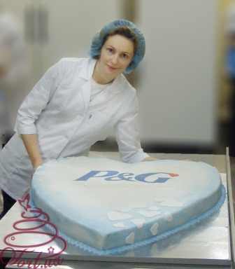 Корпоративный торт на заказ в Киеве