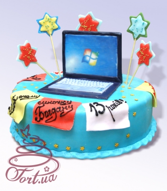 Детский торт Компьютер