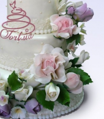 Свадебный торт Вальс цветов