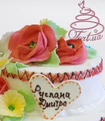 Весільний торт Український віночок