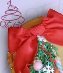 Торт на заказ «Новогодний колокольчик» 