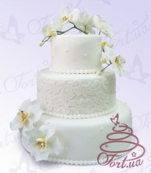 Свадебный торт Нежная орхидея