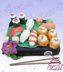 Торт на заказ «Суши» 