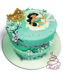 Детский торт Принцесса Жасмин